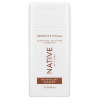 Native Shampoo, Moisturizing, Coconut & Vanilla, 3 Fluid ounce