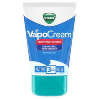 Vicks Soothing Vapors VapoCream, Non-Greasy Moisturizing Cream, Non-Medicated, 3 Ounce