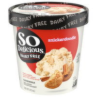 So Delicious Dairy Free Non-Dairy Cashewmilk Snickerdoodle Frozen Dessert, 1 Pint