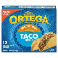 Ortega Taco Shells, Yellow Corn, 12 Each