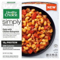 Healthy Choice Simply Steamers Pasta, with Chicken Bolognese, 9.5 Ounce