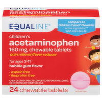 Equaline Children's Bubble Gum Flavor 160 mg Acetaminophen, 24 Each