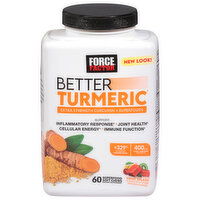 Force Factor Better Turmeric, Fruit Splash, Soft Chews, 60 Each