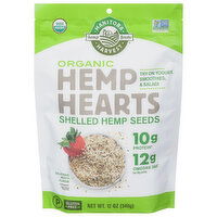 Manitoba Harvest Hemp Hearts, Organic, 12 Ounce