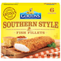 Gorton's Fish Fillets, Southern Style, 6 Each