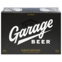 Garage Beer Beer, Light, Classic, 12 Pack, 12 Each