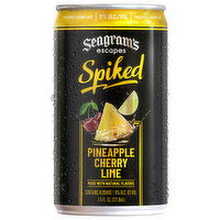 Seagram's Escapes Spiked Malt Beverage, Premium, Pineapple Cherry Lime, 7.5 Fluid ounce