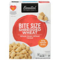 Essential Everyday Cereal, Whole Grain, Shredded Wheat, Bite Size, 16.4 Ounce