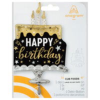 Anagram Happy Birthday Supershape Decorative Balloon, 1 Each