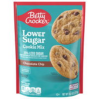 Betty Crocker Cookie Mix, Lower Sugar, Chocolate Chip, 13.1 Ounce