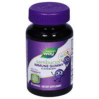 Nature's Way Sambucus, Kids, Immune Gummy, Elderberry, Gummies, 40 Each