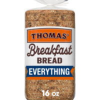 Thomas' Everything Breakfast Bread, 16 oz, 16 Ounce