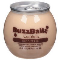 BuzzBallz Cocktails, Choc Tease, 200 Millilitre