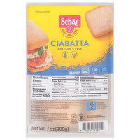 Schar Ciabatta, Gluten-Free, Artisan Style, 7 Ounce