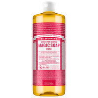 Dr. Bronner's 18-in-1 Pure-Castile Rose Magic Soap, 32 Fluid ounce