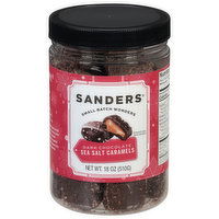 Sanders Sea Salt Caramels, Dark Chocolate, 18 Ounce