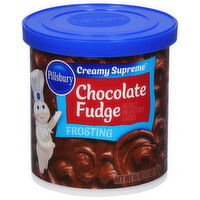 Pillsbury Creamy Supreme Frosting, Chocolate Fudge, 16 Ounce