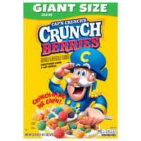 Cap'n Crunch Corn & Oat Cereal, Crunch Berries, 23.9 Ounce