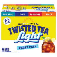 Twisted Tea Light Assorted Hard Iced Tea Party Pack, 12 Each