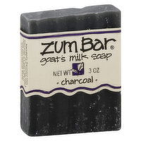 Zum Bar Soap, Goat's Milk, Charcoal, 3 Ounce