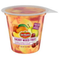 Del Monte Mixed Fruit, Cherry, 7 Ounce