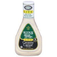 Ken's Steak House Lite Gluten Free Creamy Caesar Dressing, 16 Fluid ounce
