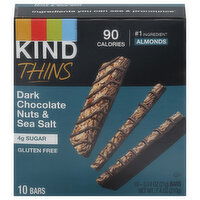 Kind Bars, Dark Chocolate Nuts & Sea Salt, Thins, 10 Each