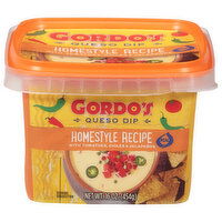 Gordo's Queso Dip, Homestyle Recipe, 16 Ounce