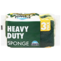 Dawn Heavy Duty Scrubber Sponge, 3 Each