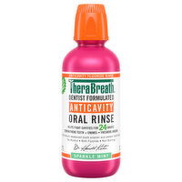 TheraBreath Oral Rinse, Anticavity, Sparkle Mint, 16 Fluid ounce