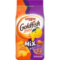 Pepperidge Farm® Goldfish® Mix Xtra Cheddar + Pretzel Crackers, 6.6 Ounce