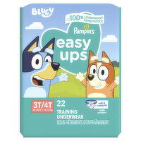 Pampers Easy Ups Easy Ups Training Underwear Boys Size 4 3T4T, 22 Each