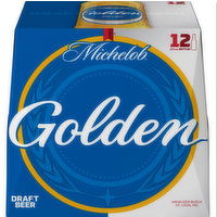 Michelob Golden Draft 12 Pack Bottles, 12 Ounce