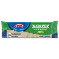 Kraft Cheese, Garlic & Herb Cheddar, 7 Ounce