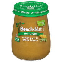 Beech-Nut Naturals Stage 2 (6+ months) Sweet Corn & Green Beans, 4 Ounce