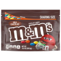 M&M's Chocolate Candies, Milk Chocolate, Sharing Size, 10 Ounce