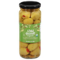 Wild Harvest Green Olives, Organic, 6.7 Ounce