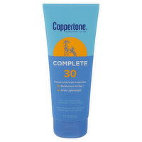 Coppertone Complete Sunscreen Lotion, Broad Spectrum SPF 30, 7 Fluid ounce