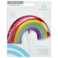 Anagram Supershape Holographic 34 in Decorative Balloon, 1 Each