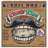 Screamin' Sicilian Pizza Co. Pizza, Italian Sausage, Boss Hog, 25.05 Ounce