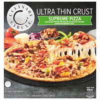 Culinary Circle Ultra Thin Crust Supreme Pizza, 16.2 Ounce