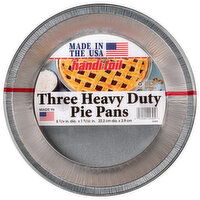 Handi-Foil Pie Pans, Heavy Duty, 3 Each