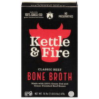 Kettle & Fire Classic Beef Bone Broth, 16.9 Ounce