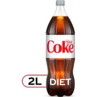 Diet Coke Soda Soft Drink, 2 Liter, 2 Litre