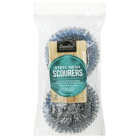 Essential Everyday Scourers, Steel Mesh, 2 Each