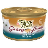 Fancy Feast Gravy Lovers Cat Food, Gourmet, Turkey Feast in Gravy, 3 Ounce