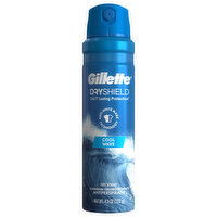 Gillette Antiperspirant, Aluminum Chlorohydrate, Dry Spray, Cool Wave, 4.3 Ounce