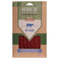 Old Wisconsin Natural Cut Snack Sticks, Hardwood-Smoked, Beef Sausage, 6 Ounce