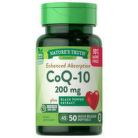 Nature's Truth CoQ-10, 200 mg, Softgels, 50 Each