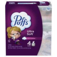 Puffs Ultra Soft Ultra Soft Facial Tissues, 224 Each